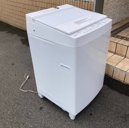 1685　2020年製 TOSHIBA 東芝 AW-7D9(W) 全自動洗濯機 ZABOON (洗濯7kg) グランホワイト