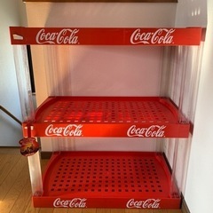 貴重！コカ・コーラ コカコーラ 棚 3段ラック プラスチック製 ...