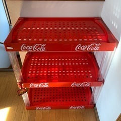 貴重！コカ・コーラ コカコーラ 棚 3段ラック プラスチック製