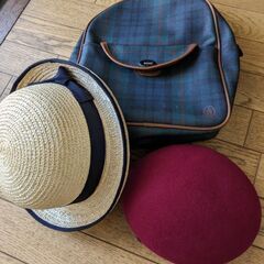健伸行田幼稚園　通園バッグと帽子