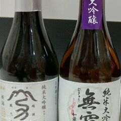 日本酒のみ比べ！ 純米大吟醸300ml×2本＋枡、グラス