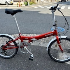 20インチ ダホン DAHON 折り畳み自転車 中古 6段変速