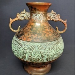 青銅器風  花瓶  壷