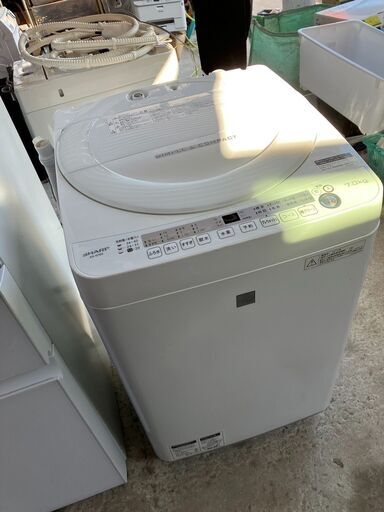 シャープ 全自動電気洗濯機 7.0㎏ ES-G7E5-KW