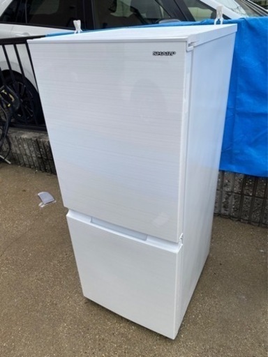 2021年製 シャープ 冷凍冷蔵庫 152Lつけかえどっちもドア SJ-D15G-W(1101c)