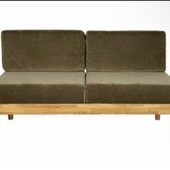 【未使用ソファカバー付】a.depeche(アデペシュ)ソールLDソファセット(レフト＋アームレス)