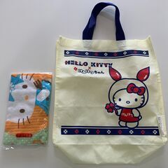 HELLO KITTY × けんけつちゃん トートバッグ & H...
