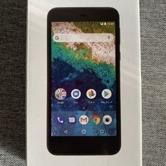 【新品】Android One S3 ネイビーブラック SIMロ...