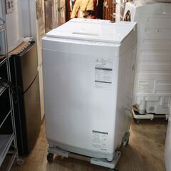 324)【美品】東芝 8.0kg 全自動洗濯機 ZABOON ザ...