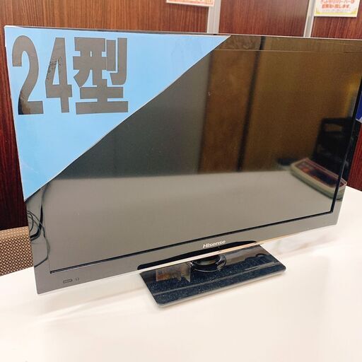 テレビ　ハイセンス　24型　2017年製 7411円