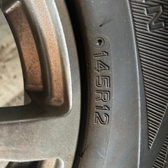 12inchスタッドレスタイヤホイール4本セット🛞