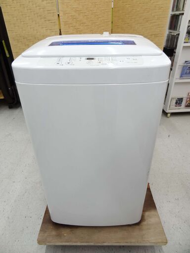 【恵庭】ハイアール　全自動洗濯機　JW-K42H　2014年製　4.2㎏　中古品　PayPay支払いOK！