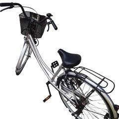 【売ります】前カゴ付自転車　カギ一つ付き　GG2A2548