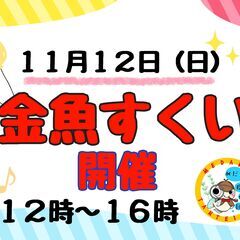 １１/１２（日）　金魚すくいイベントの画像