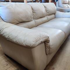 【愛品倶楽部柏店】ltal Sofa 総本革3人掛けソファ 