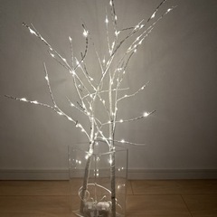 【12/9まで】白樺LEDツリー　2本セット