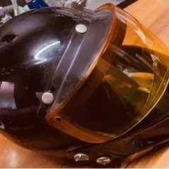 【バイク用ヘルメット】アメリカン・ビンテージ風