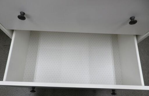 IKEA 3段チェスト HAUGA 幅70×奥行46×高さ84㎝ 収納家具 箪笥 ホワイト 衣類収納  札幌市 西岡店