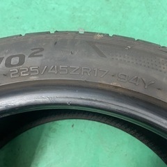現在商談中バリ山バリ溝225/45ZR17 4本 ハンコック高級コンフォートタイヤ