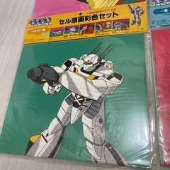 希少なエラー商品？超時空要塞マクロス 原画彩色セット 4種類　合計20枚　未開封