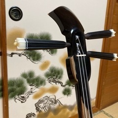 ③月❹日終了！沖縄三線！新品！　クルチ(黒木)  与那城型　本皮本張り①