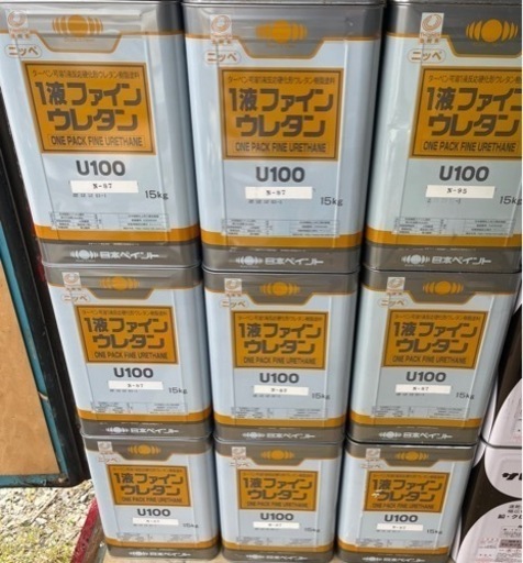 塗料　１液ファインウレタン　N-87  ８缶