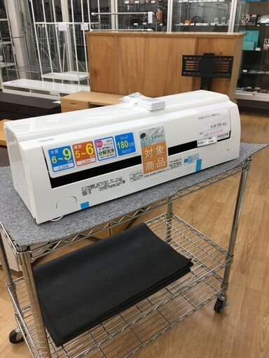 ★期間限定SALE★標準工事費込み★ 東芝　TOSHIBA エアコン  2.2kw 18年製 室内機分解洗浄 SJ3989