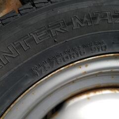 アセチレン、酸素ガスボンベ、切断機-ダンロップ Winter MAX デジタイヤ 175/80 R16 ジムニーホイールセット 8分目 2017年