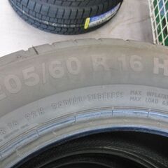 美品 コンチネンタル コンチエココンタクト 5 2023年製 (8週.9週) 205/60R16 92H オンロード 4本 16インチ CONTINENTAL 札幌 手稲