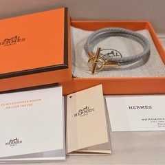 値下げ！1度着用のみ！SSSランク！エルメス HERMES レザ...