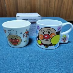 アンパンマン　陶器マグカップ&フリーカップ　２点セット