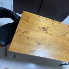 【売約済】テーブルと椅子セット