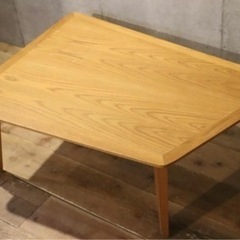 朝日木材加工 オーク材 テーブル 北欧 変形天板  ACTUS