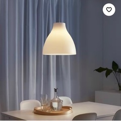 【取引中】無料！【超美品】　IKEA照明　ペンダントランプ