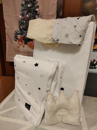 ココネルエアープラス マットレス布団シーツ2枚枕付き 楽天市場