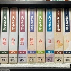 【VHS】美しき日本の歌【ジャンク】
