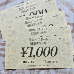 龍馬パスポート宿泊チケット1万円分お正月セール