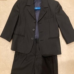 【値下げ】【美品】フォーマル  スーツ　黒　100  キッズ　子...