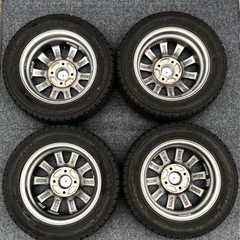 【決定】GOOD YEAR スタッドレスタイヤ 155/65R13 アルミホイール付き 2022年製 4本まとめ