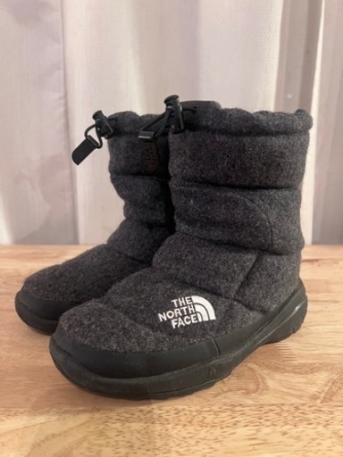 【美品】THE NORTH FACE ヌプシブーティー ウール キッズ レディース 23.0cm