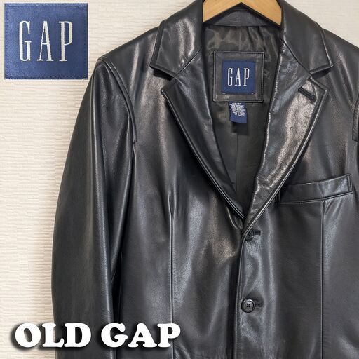 OLD GAP カウレザーテーラードジャケット（90〜00s）