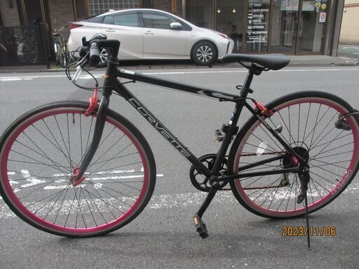 自転車ロードバイク６段ギアー２７インチ：DHEVRDLET：赤：黒：２トンカラー：