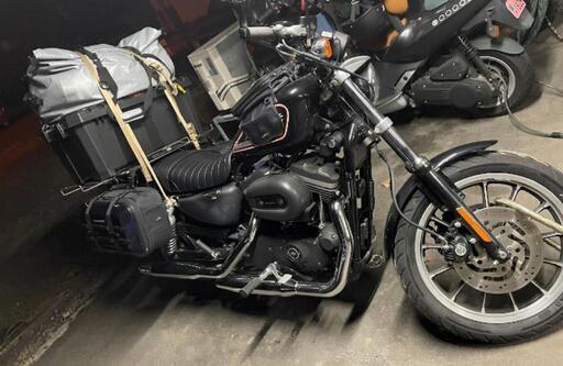 美品。ハーレー スポーツスターに！デタッチャブル デカキャリア