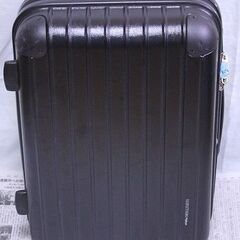 黒色　スーツケース　２ローラー式　３泊４日程度