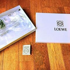 極上逸品 大人気 定価4.7万 LOEWE ロエベ 大判カシミアマフラー 総アナグラム ストール マフラー ロゴ 