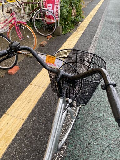 中古品】 自転車 シティサイクル ママチャリ 26インチ ブルー 買取しま 