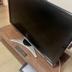 断捨離　週末値下げ　テレビボード付き　亀山モデルの国産テレビ  42型