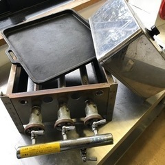 鉄板焼き　牡蠣焼き　バーベキュー　蒸し　機械　業務用