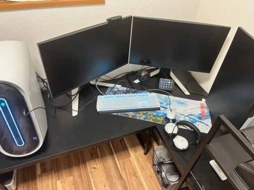 『取引完了』ゲーミングPC、モニター、周辺機器