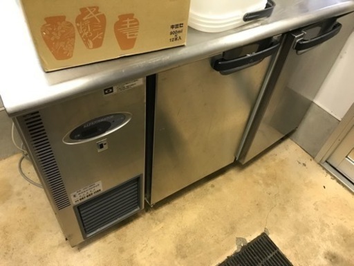 美品　フジマック　コールドテーブル　台下冷蔵庫　実働品